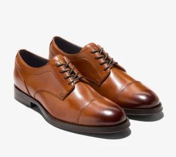 Men’s Carnegie Cap Toe Oxford – Tan