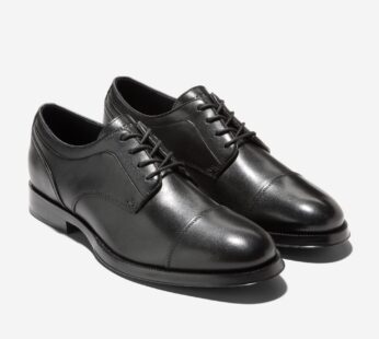 Men’s Carnegie Cap Toe Oxford – Black