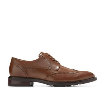 Men’s Warren Wing Tip Oxfords – Tan