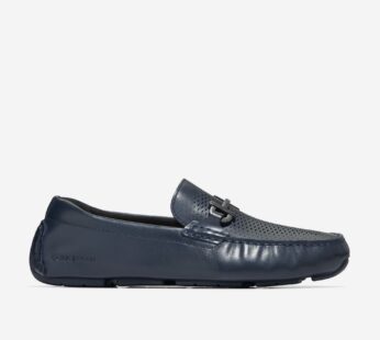 Men’s Grand Laser Bit Driving Loafers – Navy